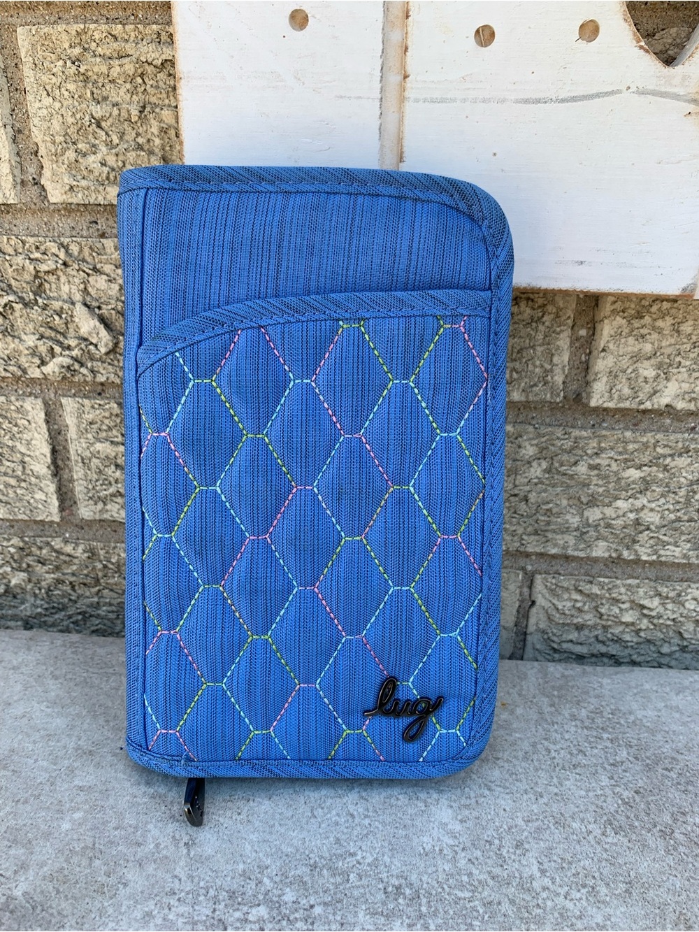 Lug Legacy Collection Tandem SE RFID Wallet -Azure Blue
